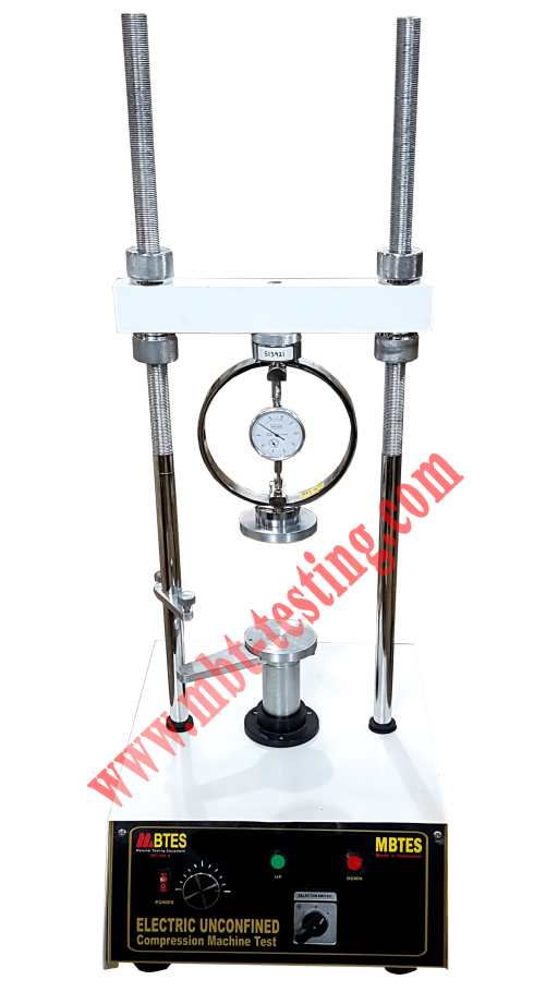 Electric Unconfined Compression Machine Test - MBTES Produsen Alat Lab ...